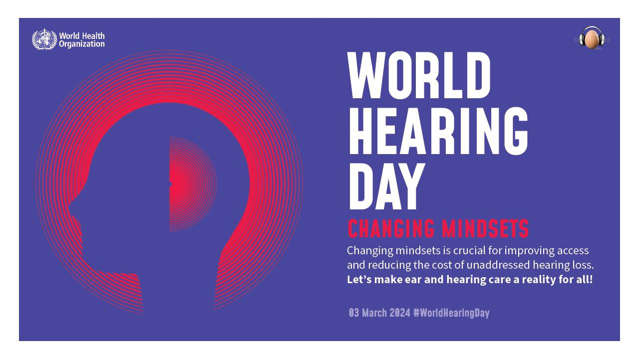 WHO continues to address the public health issue of hearing care and hearing loss. Picture: WHO.